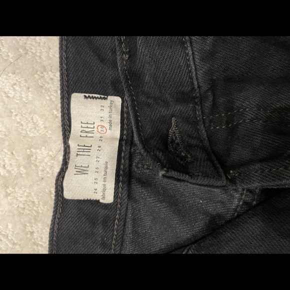 Free People Maggie Distressed Mid Rise Jeans - Picture 8 of 9
